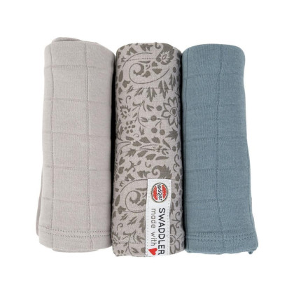 Swaddler Látková plenka Flower Tribe 3balení 70 x 70 cm Lodger