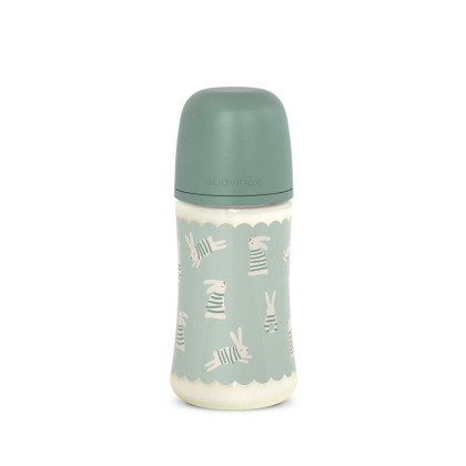 Kojenecká láhev Wonderland New 270 ml Fyziol průtok M Suavinex