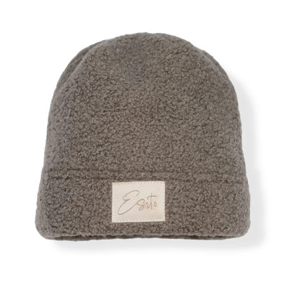 Zimní čepice Teddy fleece double Brown Esito