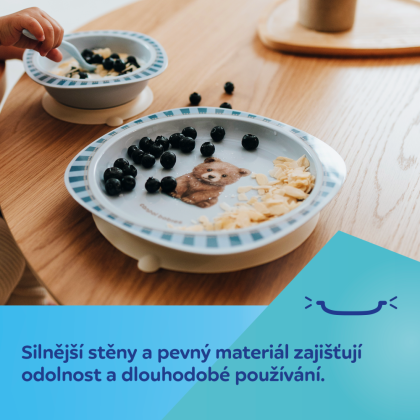Talíř s přísavkou Woodland Canpol babies
