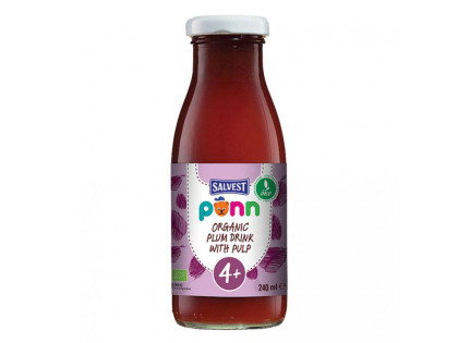 Salvest Ponn BIO Švestková šťáva s dužinou (240 ml) 4m+