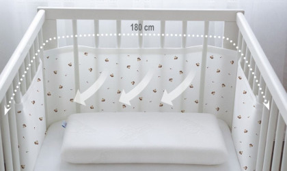 Mantinel do postýlky Bump Air Design 180 cm Babymatex