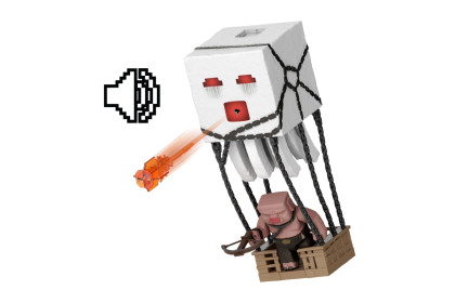 Minecraft movie akční figurka blast attack ghast 25 cm