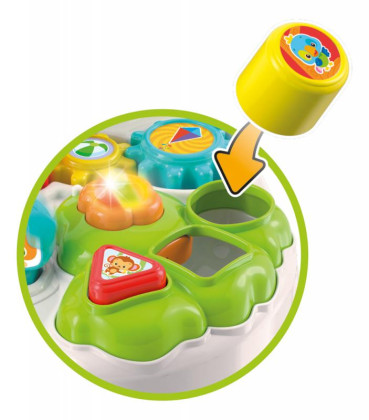 Clemmy baby - Veselý hrací stolek s kostkami a zvířátky