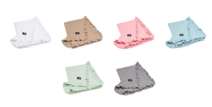 BIO Mušelínová deka s volánkem T-tomi