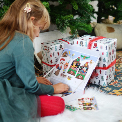 Magnetická kniha Vánoce – Christmas Magnetic Book Edukid