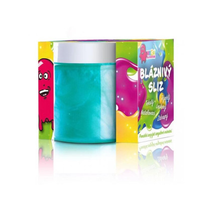 Bláznivý sliz - tyrkysový s perletí