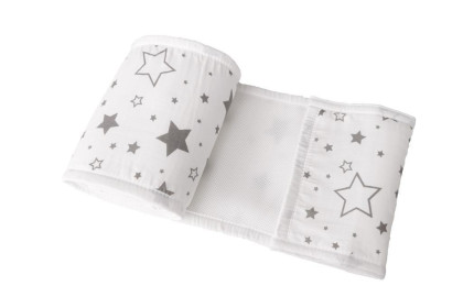 Bavlněný mantinel do postýlky Bump Air Design 360 cm Babymatex