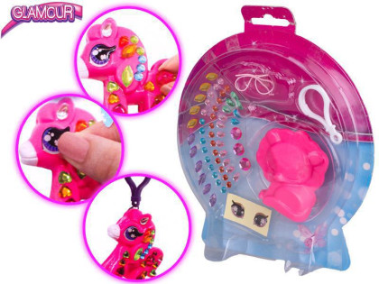 Glamour sada ke zdobení přívěsku na klíče 6 cm