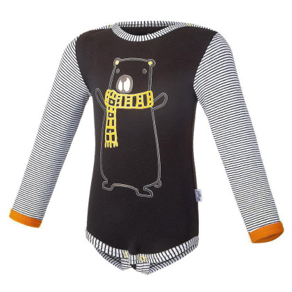Body smyk DR pruh Outlast® Černá medvěd/pruh bíločerný