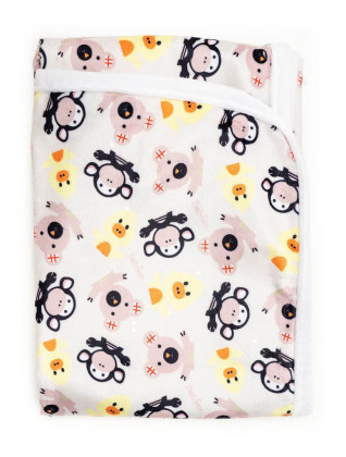 Nepromokavá deka extra jemná univerzální - Zvířátka 150 x 150 cm Bobánek