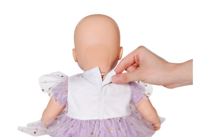 Lila šatičky s tutu BABY born 43 cm