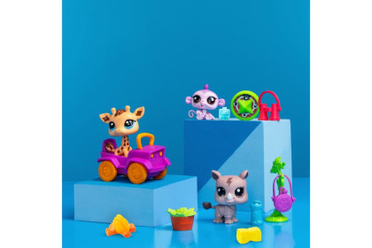Littlest Pet Shop 3 figurky Safari