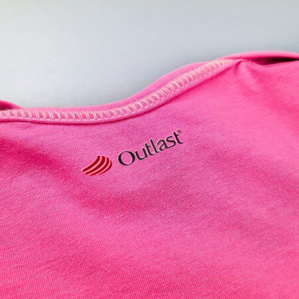 Body tenké DR obrázek Outlast® UV 50+ Tm. růžová