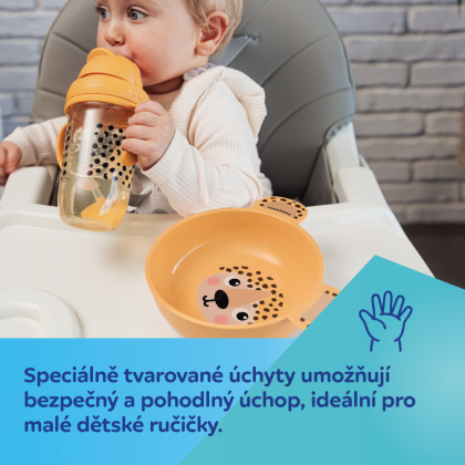 Miska s ušima BabiesBoo 400 ml žlutá Canpol babies