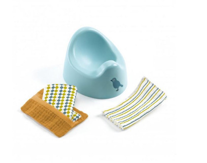 Djeco Nočník pro panenky Potty & Wipes