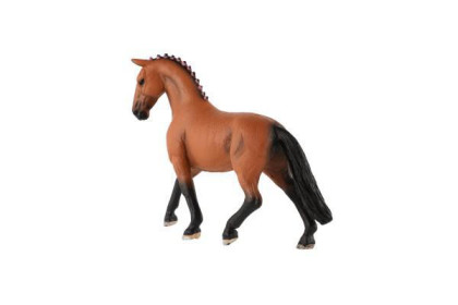 Kůň domácí hnědák zooted plast 13 cm