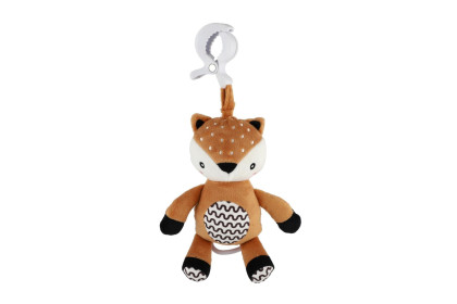 Natahovací hrací strojek plyš 30 cm závěs na postýlku/kočárek Babyted