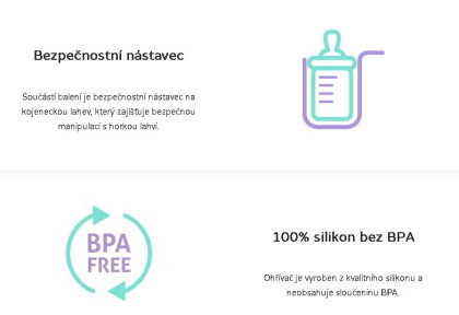 Ohřívač mléka a příkrmů Invio BW Single Truelife