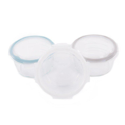 Skleněné misky s víčky B-Glass Bowls 280 ml Bo Jungle