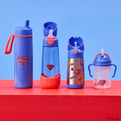 Hrneček s brčkem 240 ml Superman B.Box