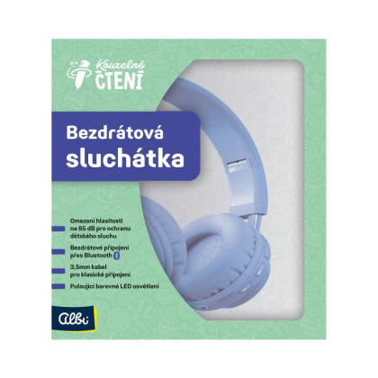 Kouzelné čtení - Bezdrátová sluchátka (modrá)