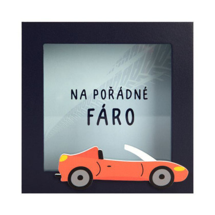 3D pokladnička v  rámečku Albi 