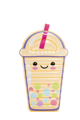 Nafukovací lehátko ve tvaru bubble tea Boba Buddy
