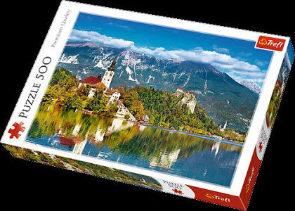 Puzzle Trefl Bled Slovenia 500 dílků 48x34cm