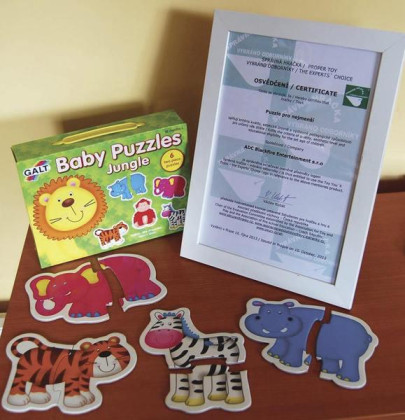 Puzzle pro nejmenší – zvířátka na farmě 2.