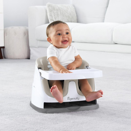 INGENUITY Podsedák na jídelní židli 2v1 Baby Base 6m+, do 22 kg
