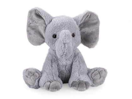 Slon plyšový 25 cm sedící ECO materiál