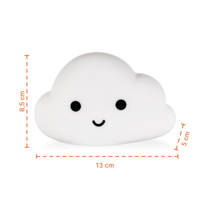 Silikonové nástěnné noční světlo Cloud Zopa