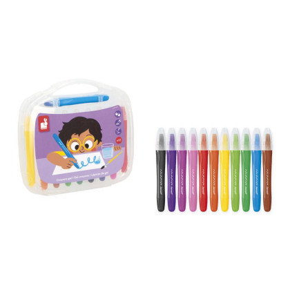 Colorino Gelové pastelky omyvatelné 10 ks Janod