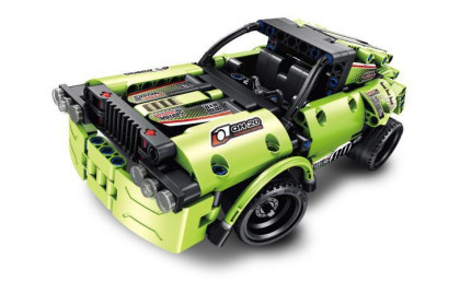 Stavebnice auto RC 2 v 1 na baterie 2,4 GHz 335 dílků iM.Master