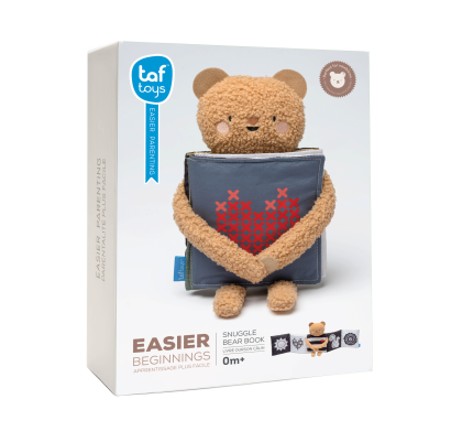 Medvídek plyšový s knížkou Snuggle Bear Taf Toys