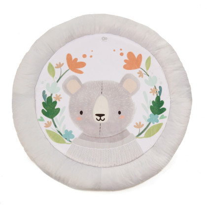 Deka hrací s hrazdičkou Cozyplay Light Grey Kinderkraft