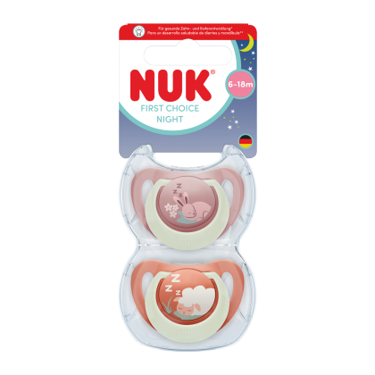 First Choice Night Dudlík 6-18 m 2 ks box Nuk