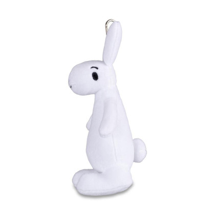 Plyšový přívěšek na karabince králík Bobek 17 cm
