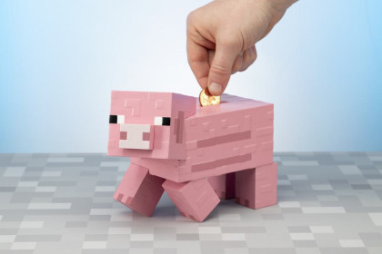 Kasička Minecraft - prasátko