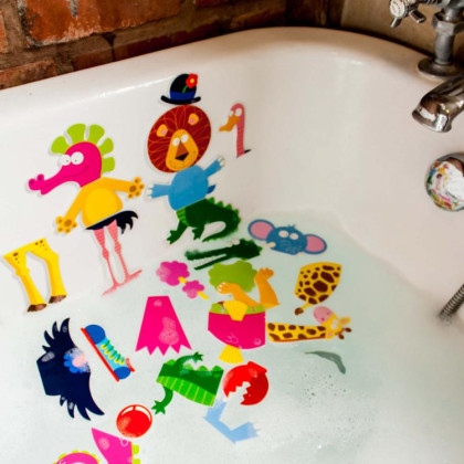 Meadow Pěnové samolepky do vany Zvířátka nezobra