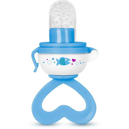 Dudlík silikonový krmící 4 m+ BBA 6403 Bayby Modrá