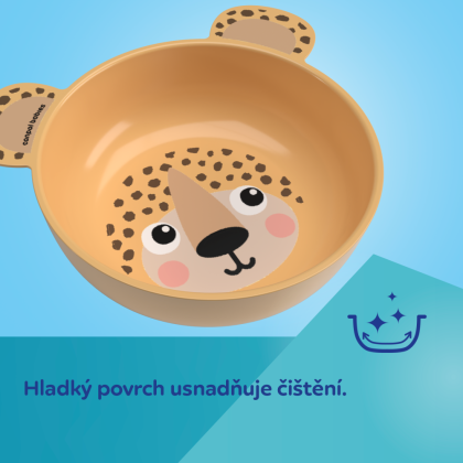 Miska s ušima BabiesBoo 400 ml žlutá Canpol babies