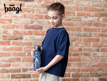 Tritanová láhev na pití Roboti 500 ml Baagl