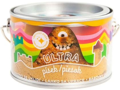 Ultra písek s glitry 200 g - zlatý