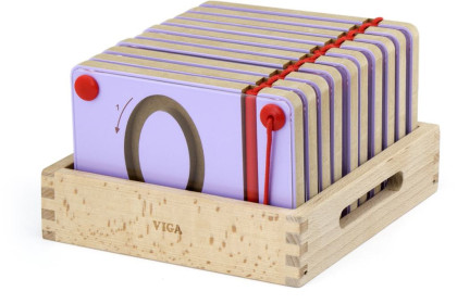 Dřevěná magnetická psací tabulka - číslice Viga