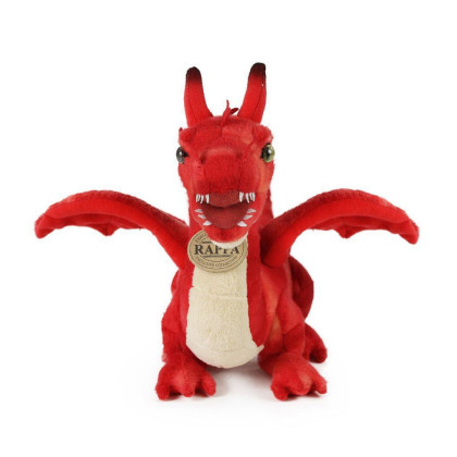 Plyšový drak 40 cm červený Rappa