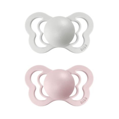 Bibs dudlíky silikon ortodonické 2 ks Couture 0 - 6 měsíců