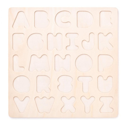 Puzzle ABC- písmena na desce