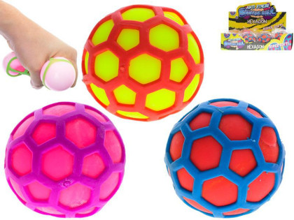 Míček hexagon strečový 6,5 cm